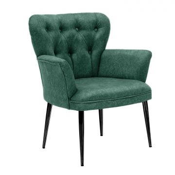 Wooden Fashion Wing Chair | 100% Hainbuche | Sea Green