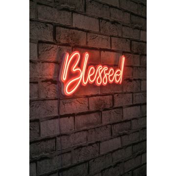Neonlicht Blessed - Wallity Serie - Orange