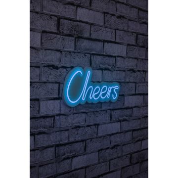 Neonlicht Cheers - Serie Wallity - Blau
