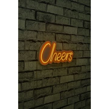 Neonlicht Cheers - Serie Wallity - Orange