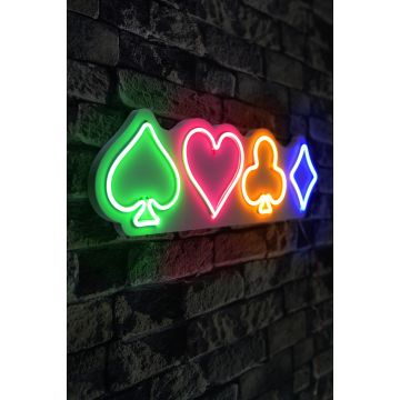 Neonlicht-Kartenspiel - Serie Wallity - Multicolour