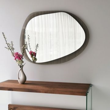 Locelso Spiegel aus gehärtetem Glas | Bronze | Wandmontage möglich