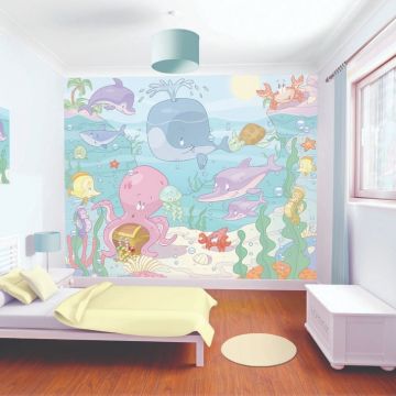 Wandbild Unterwasser-Babies