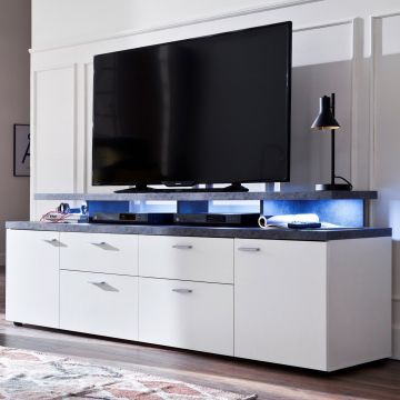 TV-Schrank Mood | 180 x 47 x 66 cm | White Stone Design
