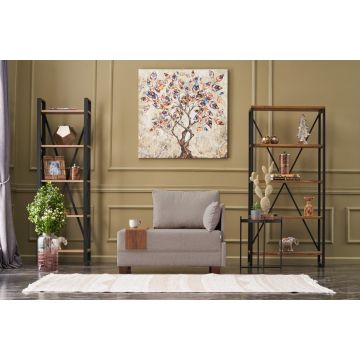 Atelier Del 1-Sitz Sofa | Massivholzrahmen | Farbe Creme