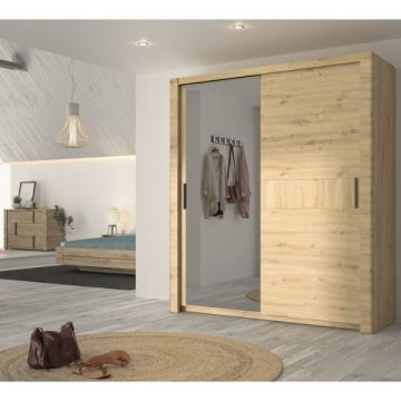 Schlafzimmerset Attitude | Doppelbett, Kleiderschrank, Kommode | Oak Design