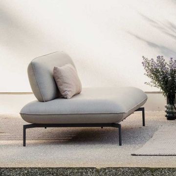 Sessel für draußen Todo | 95 x 80 x 80 cm | Hellgrau