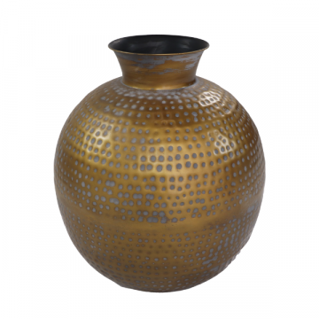 Vase Padua 40x45cm Metall - antik gold