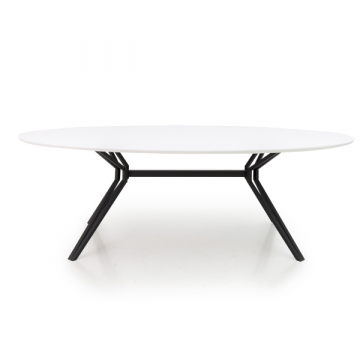 Ovaler Esstisch Imagine 240x120 cm-weiß
