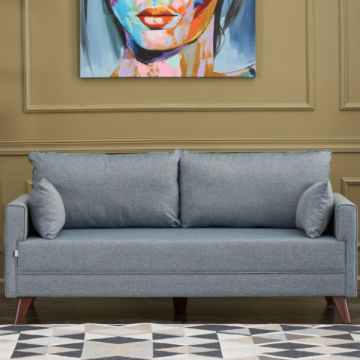 Ultimate Comfort 2-Sitz Sofa | Stilvolles Design | Blau