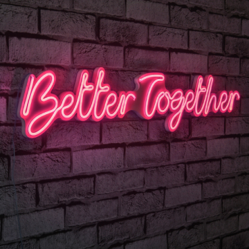 Neonlichter Better Together - Wallity Serie - Rosa