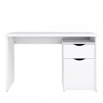Schreibtisch Tempo - 120x55x75 cm - Weiß/MDF