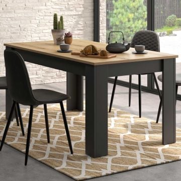 Ausziehbarer Esstisch Manno 90x200 industrial