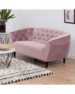 2-Sitzer Sofa Isiah 150cm - rosa