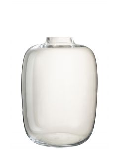 Vase cleo glas transparent large