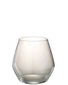 Vase fiona glas transparent small